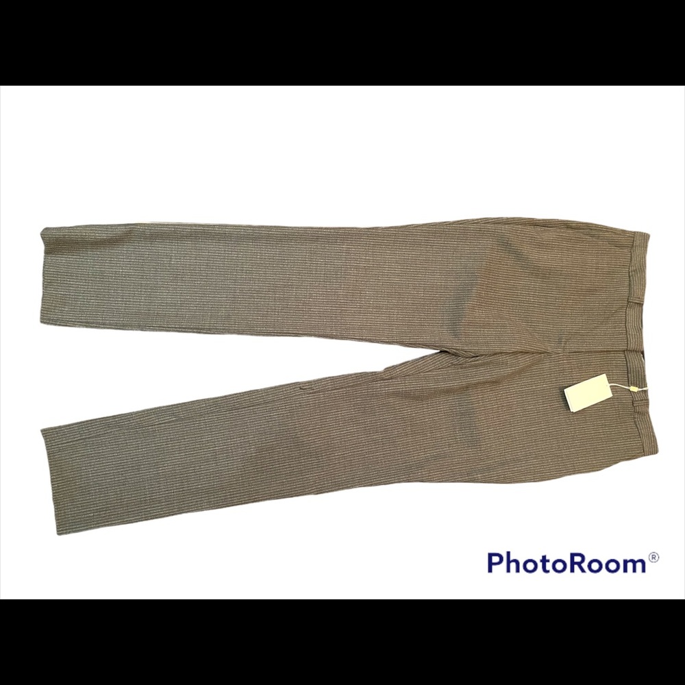 Hugo Boss Gray Black Striped Pants NWT Size 10